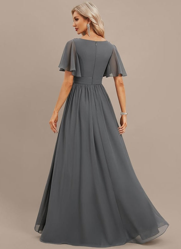 Robe de Soirée Élégance Graphique - gallery 6