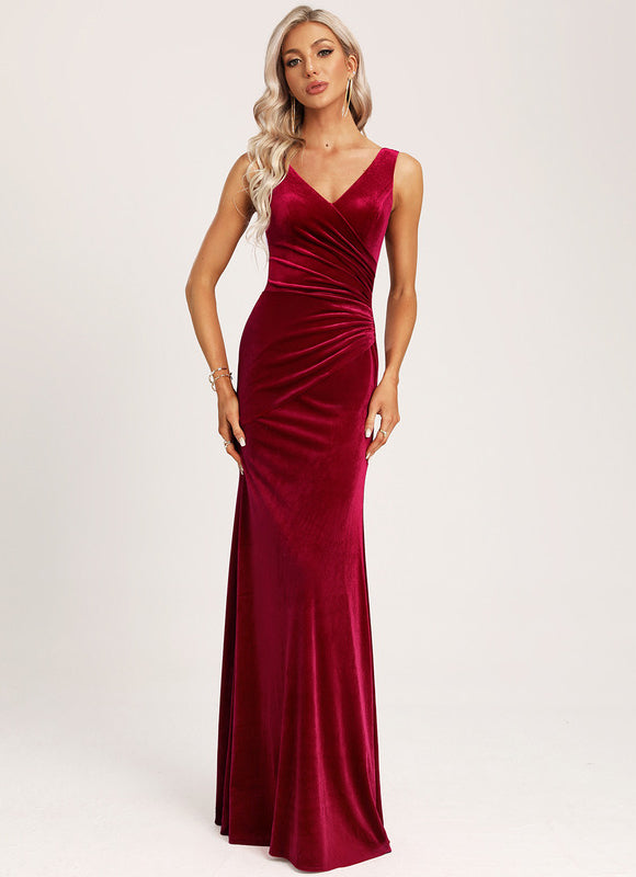 Robe de Soirée Velours Couture - gallery 5