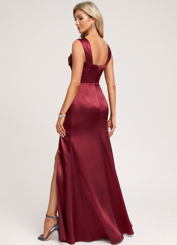 Robe De Soirée Décolleté Carré - gallery 1