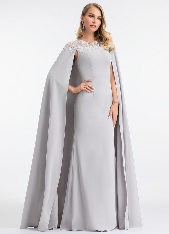 Robe de Soirée Grise Élégance - gallery 1
