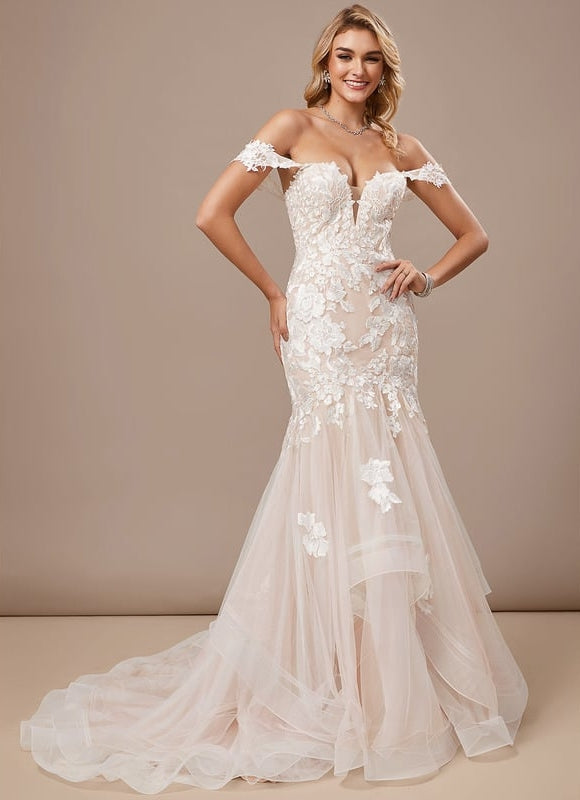 Robe de Soirée Sirène Florale