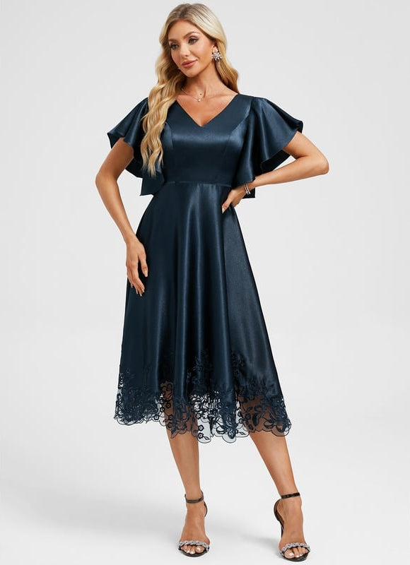 Robe de Soirée Vaporeuse Émeraude - gallery 2