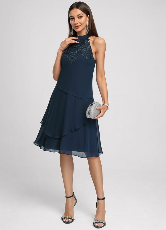 Robe de Soirée Émeraude Fluidité - gallery 1