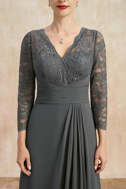 Robe de Soirée Gris Sophistiqué - gallery 6