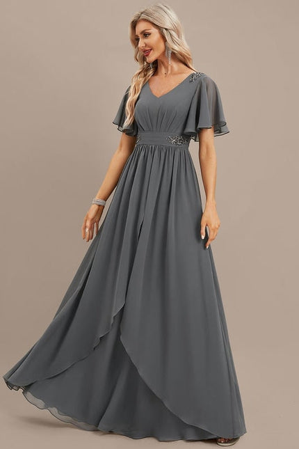 Robe de Soirée Élégance Graphique - gallery 3
