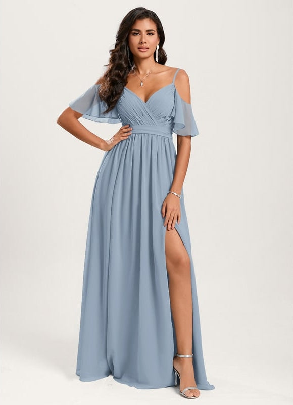 Robe de Soirée Légère Ciel - gallery 1
