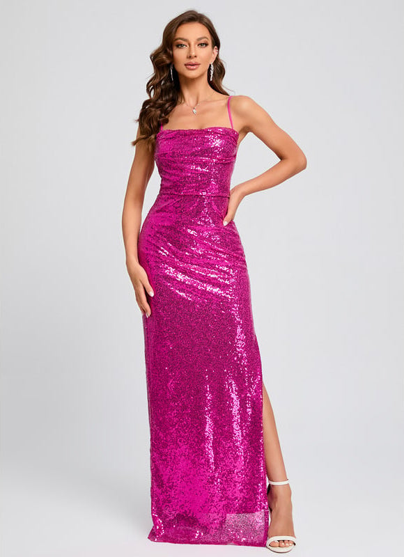 Robe de Soirée Pailletée Sirène - gallery 9