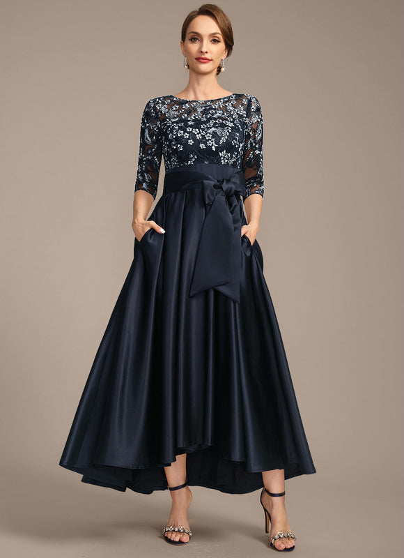Robe de Soirée Satin Nuit Étoilée