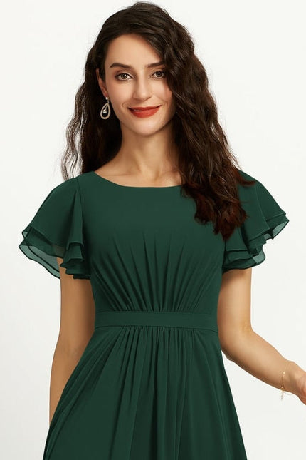Robe de Soirée Vert Émeraude Chic - gallery 6