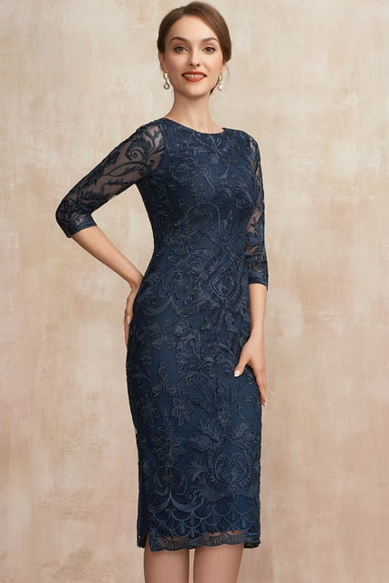 Robe de Soirée Élégance Marine Éthérée - gallery 3