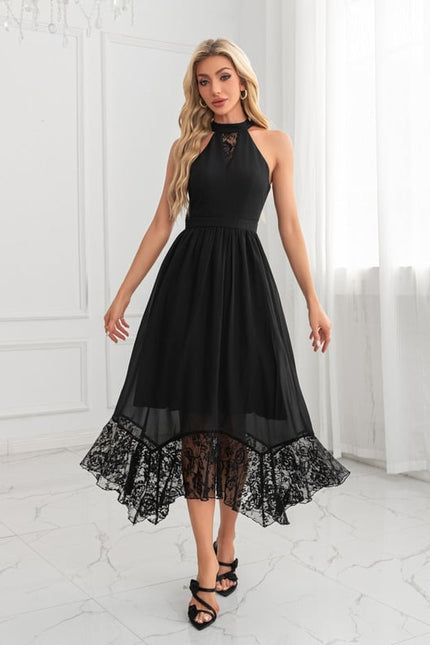 Robe de Soirée Dentelle Aérienne - gallery 4