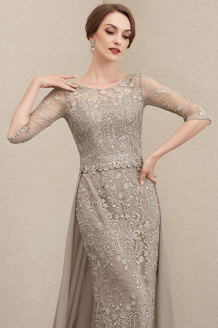 Robe de Soirée Élégance Sable - gallery 3