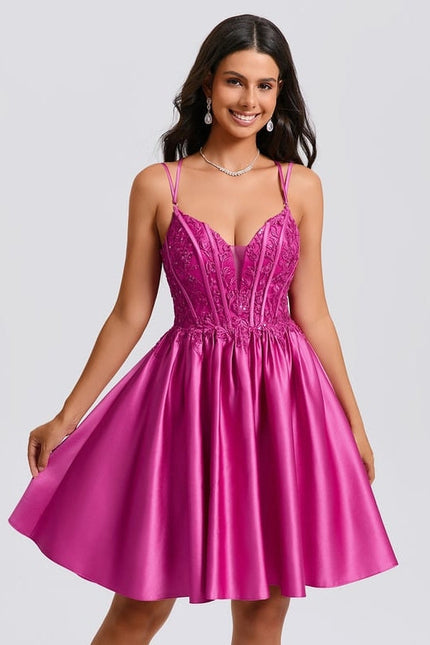 Robe de Soirée Satinée Éclatante