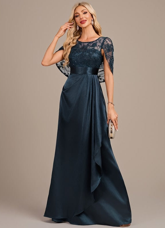 Robe De Soirée Col Rond - gallery 3