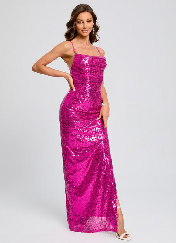 Robe de Soirée Pailletée Sirène - gallery 6