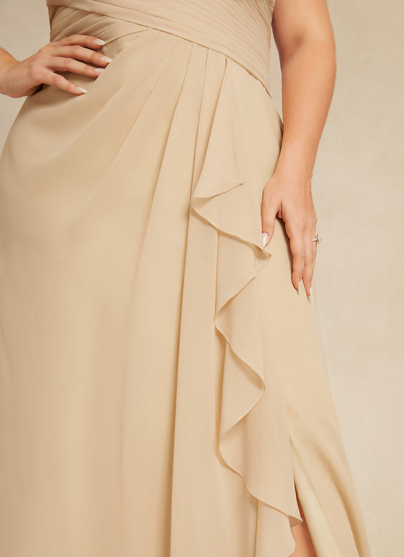 Robe de Soirée Élégance Grise Flottante - gallery 6