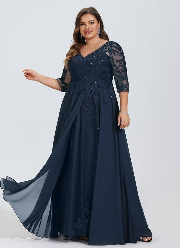Robe de Soirée Élégance Marine - gallery 5