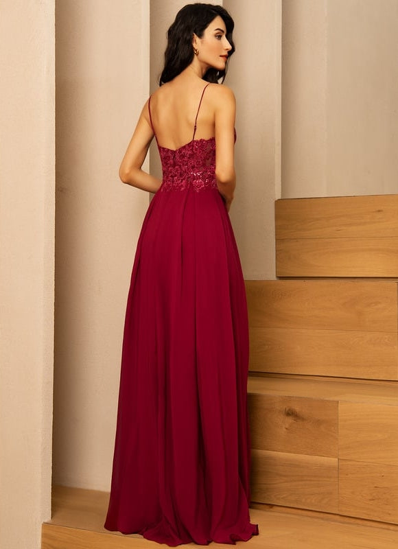 Robe de Soirée Élégance Marine - gallery 1