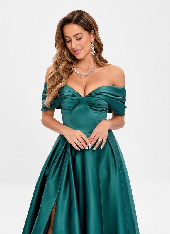 Robe de Soirée Émeraude Lumineuse - gallery 2
