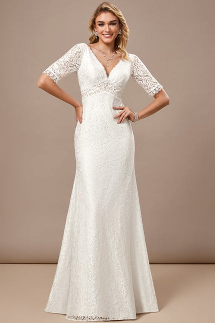 Robe De Soirée Dos Dentelle - gallery 1