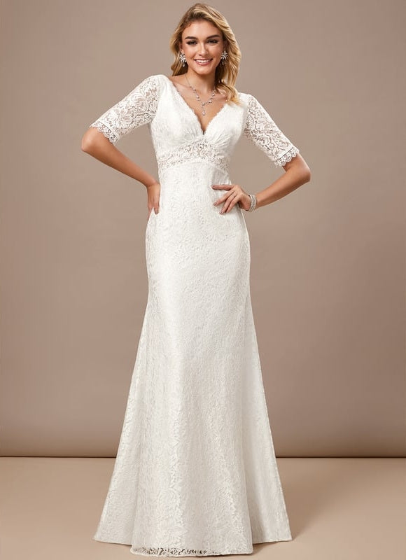 Robe De Soirée Dos Dentelle - gallery 1