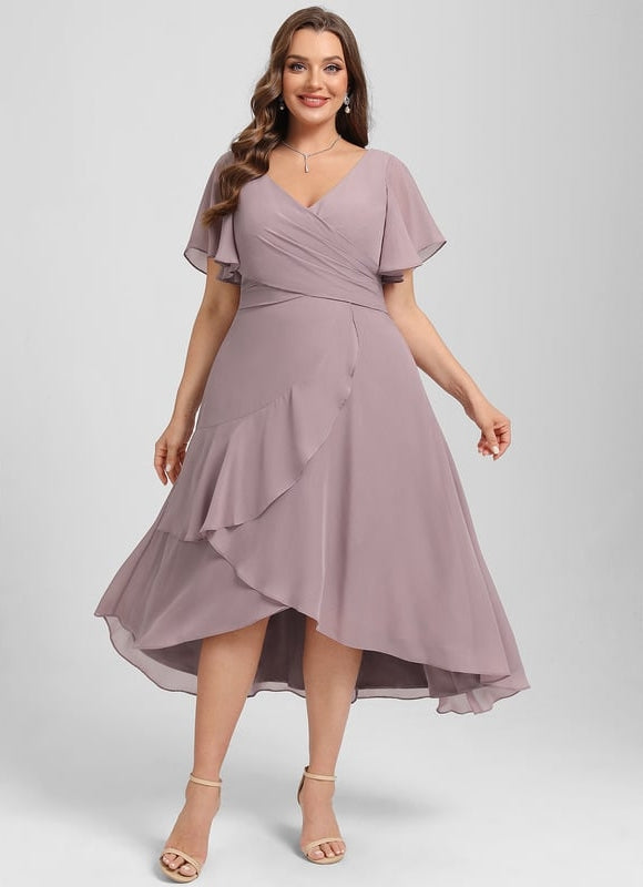 Robe De Soirée Rose Poudrée - gallery 9