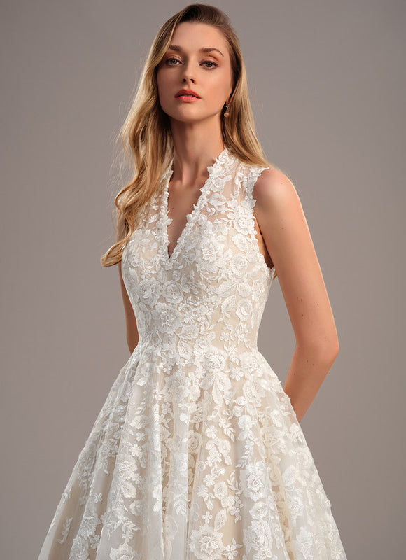 Robe de Soirée Éblouissante Florale - gallery 2