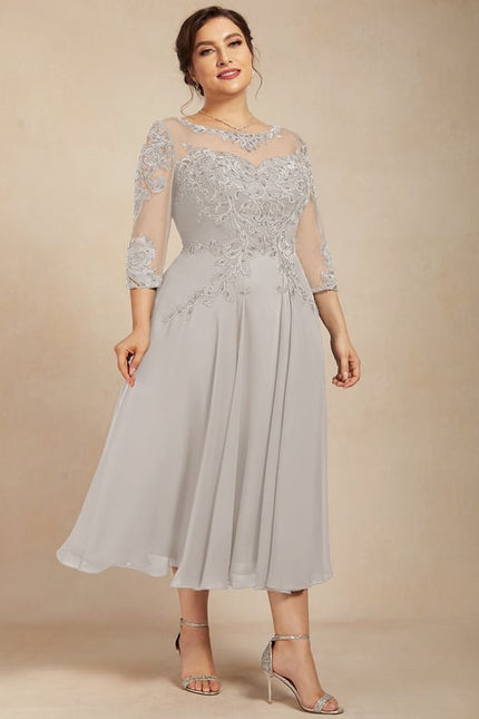 Robe de Soirée Éclat Grisé - gallery 9