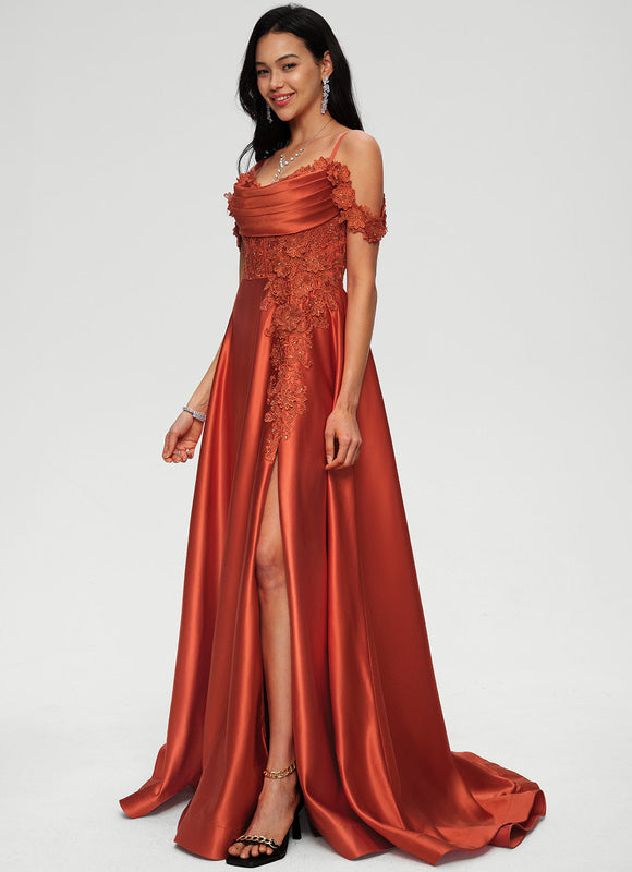 Robe de Soirée Éclat Cuivré - gallery 3