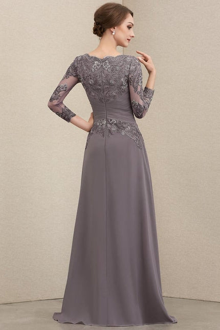 Robe de Soirée Gris Sophistiqué - gallery 3
