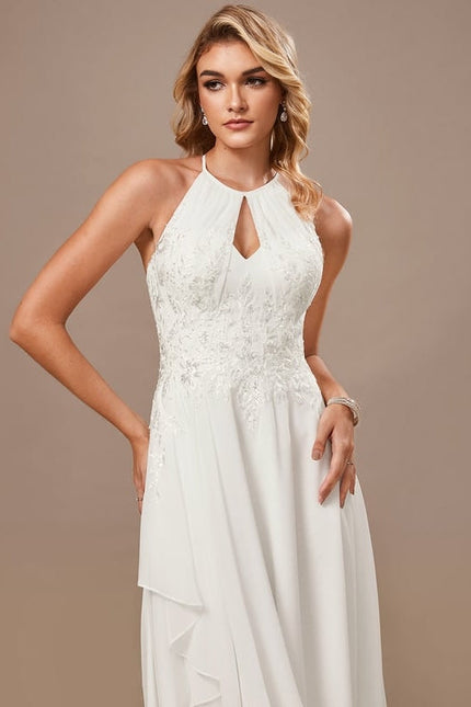 Robe de Soirée Mousseline Éclatante - gallery 5