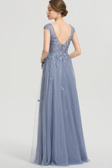 Robe de Soirée Tulle Luxueux - gallery 1