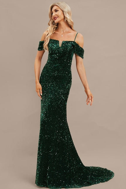 Robe de Soirée Lueur Émeraude - gallery 2