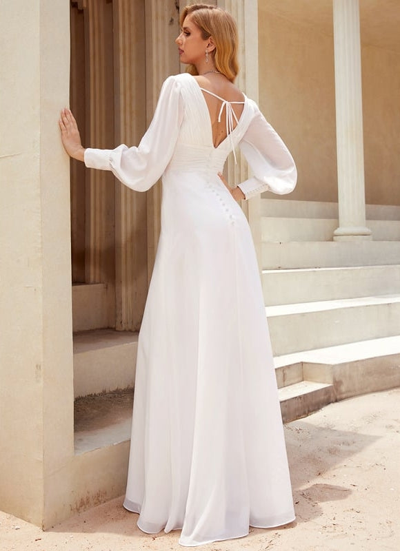 Robe de Soirée Fluide Éthérée - gallery 1
