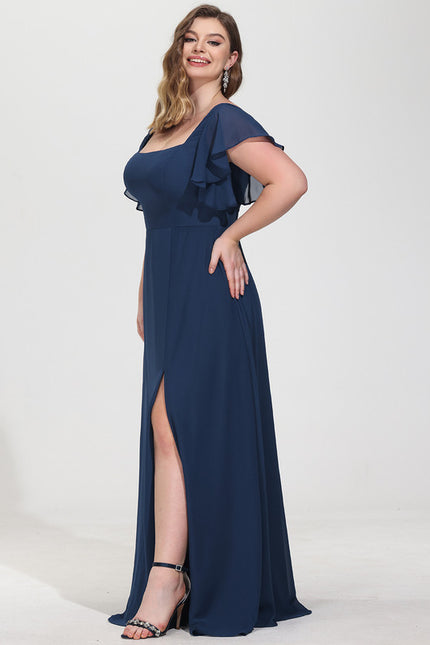 Robe de Soirée Fluide Vert Deau - gallery 8