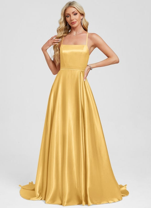 Robe de Soirée Jaune Lumineux - gallery 4