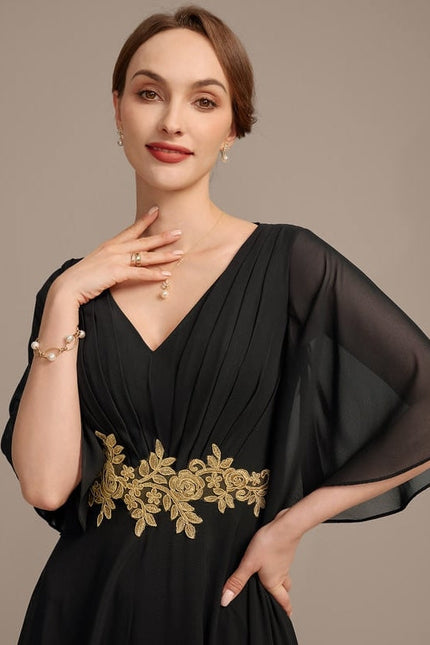 Robe de Soirée Noir Élégant - gallery 1