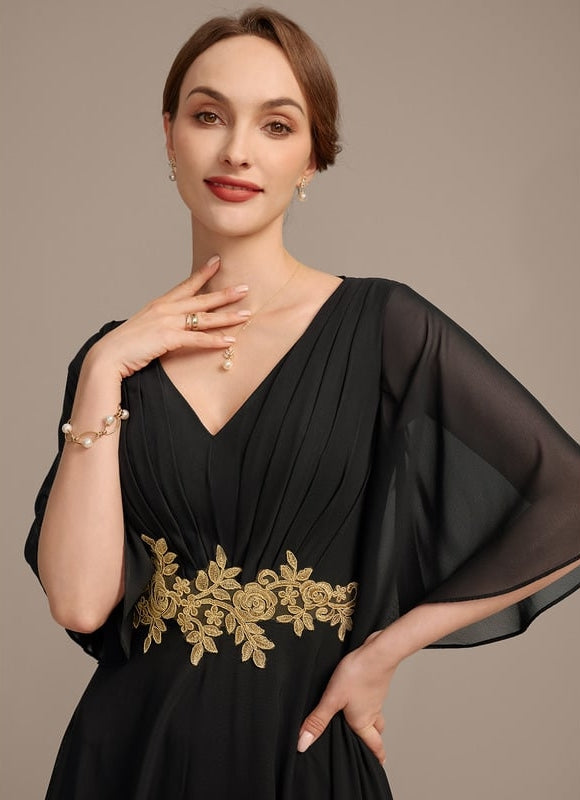 Robe de Soirée Noir Élégant - gallery 1