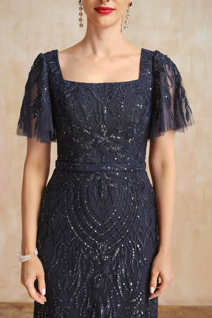 Robe de Soirée Éclat Marine - gallery 5