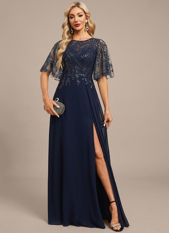 Robe de Soirée Illusion Étoilée - gallery 2