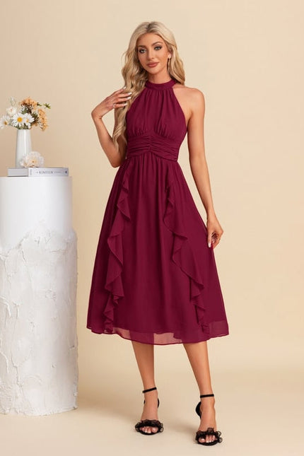 Robe de Soirée Chiffon Volante