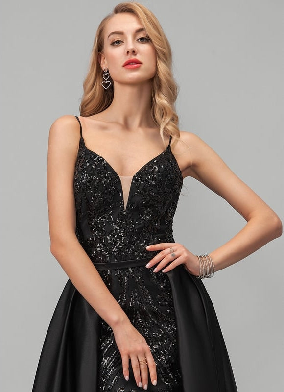 Robe de Soirée Noir Éclat - gallery 3