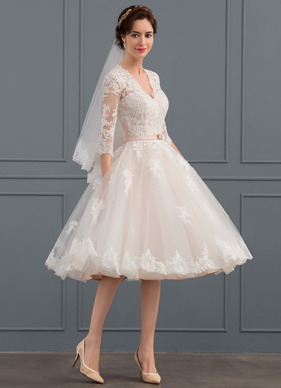 Robe de Soirée Nuptiale Éthérée - gallery 1