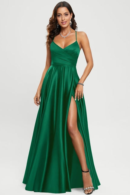Robe de Soirée Satin Éclairée - gallery 7