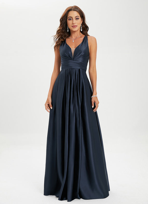 Robe de Soirée Satin Éclairée - gallery 1