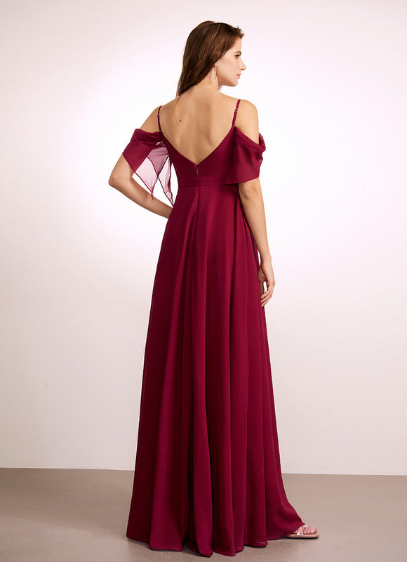 Robe de Soirée Longue Rosée - gallery 4