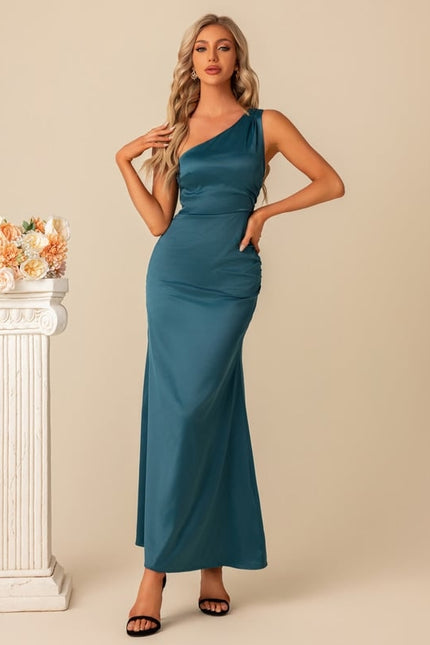Robe De Soirée Asymétrique Grande Taille - gallery 2