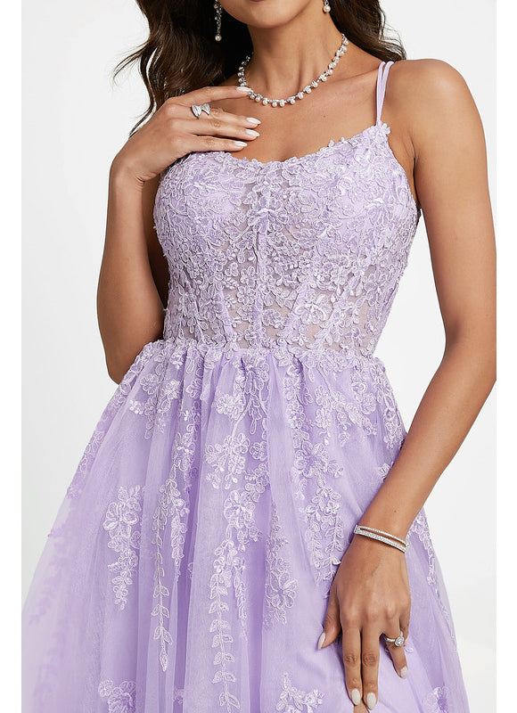Robe de Soirée Lavande Étoilée - gallery 7