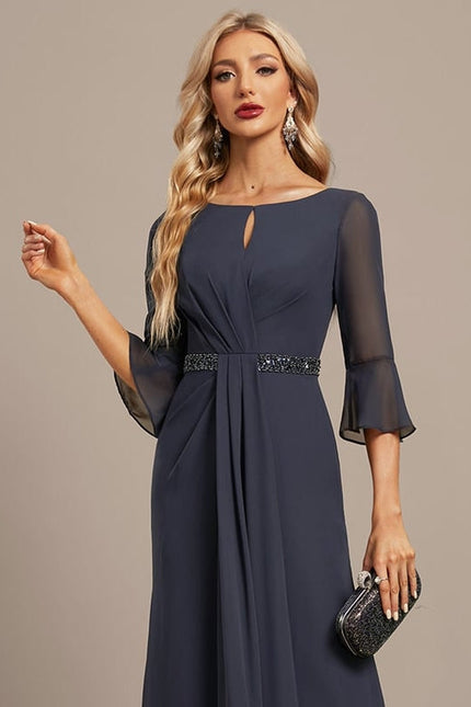 Robe de Soirée Nuit Marine Élégante - gallery 1