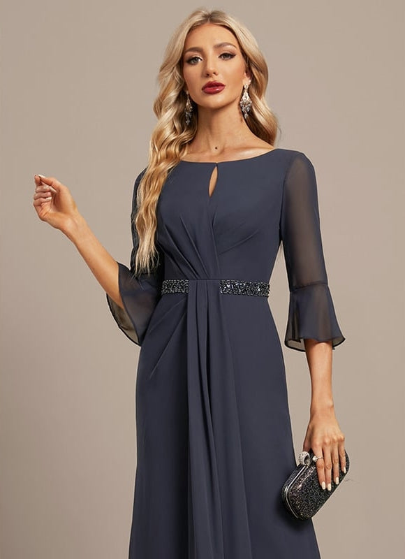 Robe de Soirée Nuit Marine Élégante - gallery 1